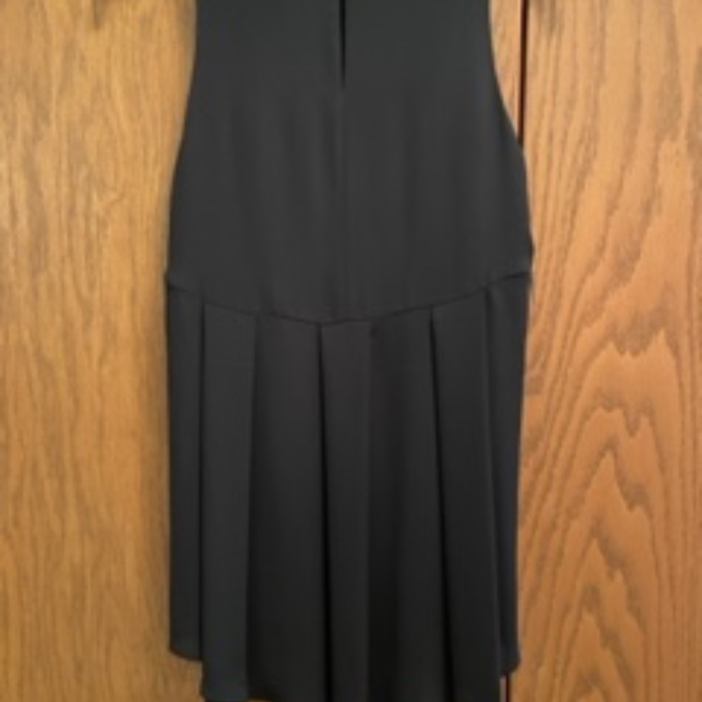 Vince Camuto black, sheer sleeveless top, size XS.